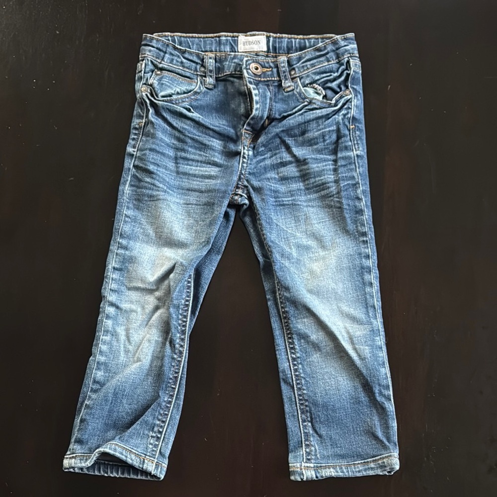 Hudson Jeans Blue Distressed Denim